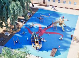 Dall'idea al playground - come è stato creato il nuovo playground della scuola internazionale SIS in Polonia.