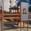 Struttura da parco giochi Citadel castle with slide in area urbana