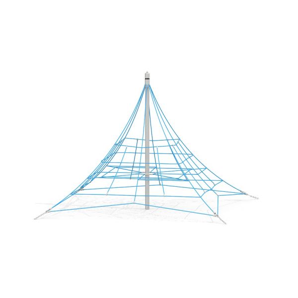 Small Powerclimber climbing net di colore blu
