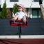 Una bambina che si diverte sul Double Safety Seat double swing.