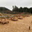 Parco fitness all’aperto con più postazioni di allenamento in legno - Platform 90.