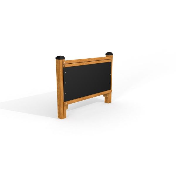 Struttura in legno Blackboard per il gioco all'aperto.