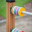 Abacus - attrezzatura da gioco con dischi colorati su aste.