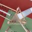 Struttura per arrampicarsi per bambini con uno scivolo - Etna.