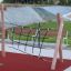 Ural climbing net nel parco giochi.