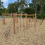 Ural climbing net nell'area giochi all'aperto