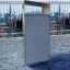 Moderno Boston bin in un'area pubblica all'aperto
