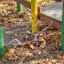 Struttura colorata per parco giochi con ponte di corda - casa di Alice