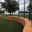 Arena sportiva Multiarena Wooden vicino a un lago