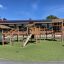 Attrezzatura da parco giochi Rope Center per bambini in un cortile scolastico con un design moderno e gioco all'aperto 