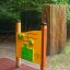 Gioco educativo Puzzle Board installato in un parco giochi.