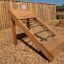 Roman bench (back muscles) outdoor per fitness ed esercizio.
