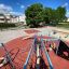Parco giochi per bambini con Copernicus steel structure.