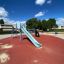 Copernicus steel structure in un parco giochi con scivolo e struttura per arrampicata