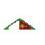 Tent wooden playhouse con illustrazioni colorate di gufi.