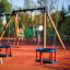 Double Baby Swing per parco giochi.