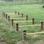 Agility Mini Jump Bars per allenamento ed esercizio all'aperto