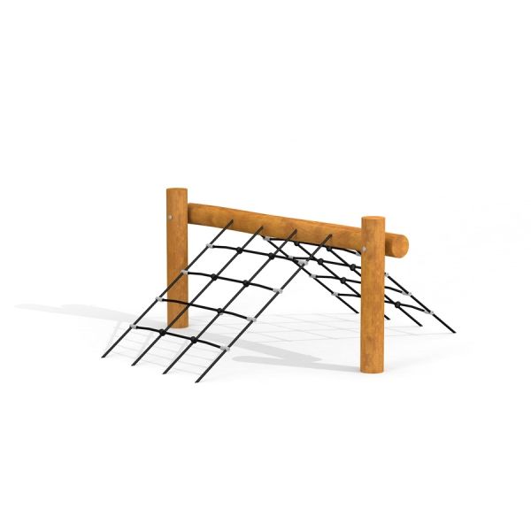 Dragonfly climbing net in legno per parco giochi per bambini