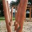 Mojave (6 pcs set) attrezzatura da esterno per parco giochi in legno naturale