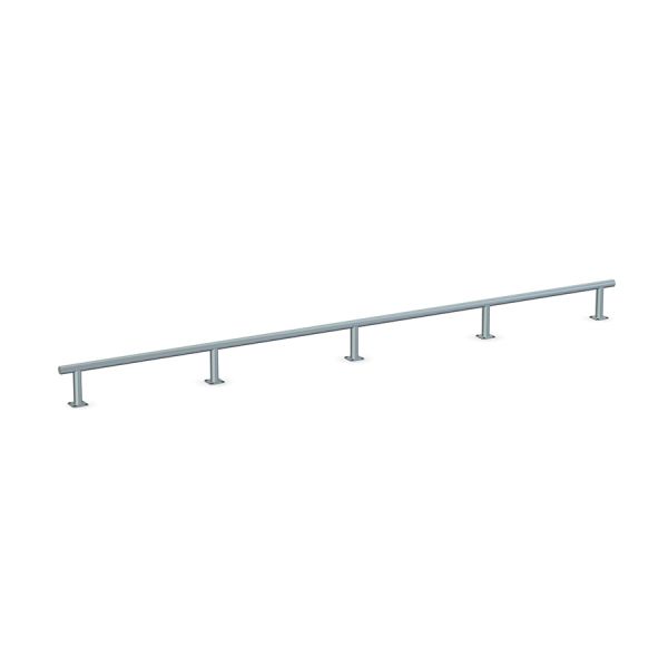 Trave di equilibrio in acciaio Rail 30 per parco giochi.
