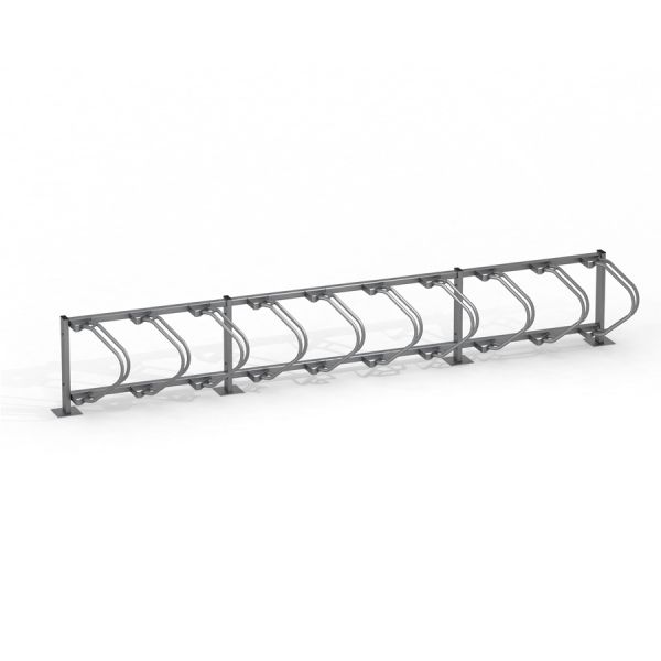 Portabiciclette Bike Stand 10 per parcheggiare più biciclette in fila