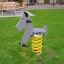 Gioco a molla per parco giochi per bambini a forma di cane chiamato Dog rocking.