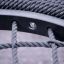 Primo piano delle corde e della struttura di Metal Swing Frame 2+1+1 (BNS 90) (multiple swing).