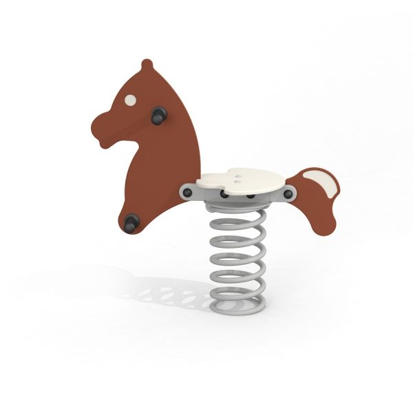 Pony rocking cavallo a molla per parchi giochi