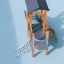 Pixie Modern Nature wooden playhouse with slide e rete da arrampicata nel parco giochi