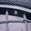 Primo piano della rete e del design in corda di Bird Nest Single Swing 2 Posts (Metal).