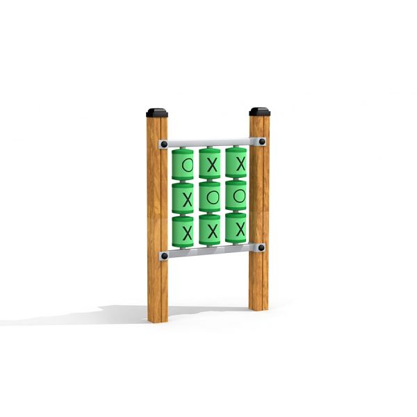 Gioco all'aperto Tic Tac Toe per parchi giochi.