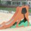 Camel single slide attrezzature da parco giochi nella sabbiera.