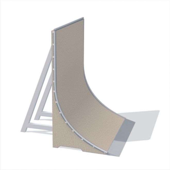 Attrezzatura da skateboard Wall Ramp.