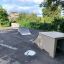 Spine-Ramp per lo skateboard in un contesto di parco