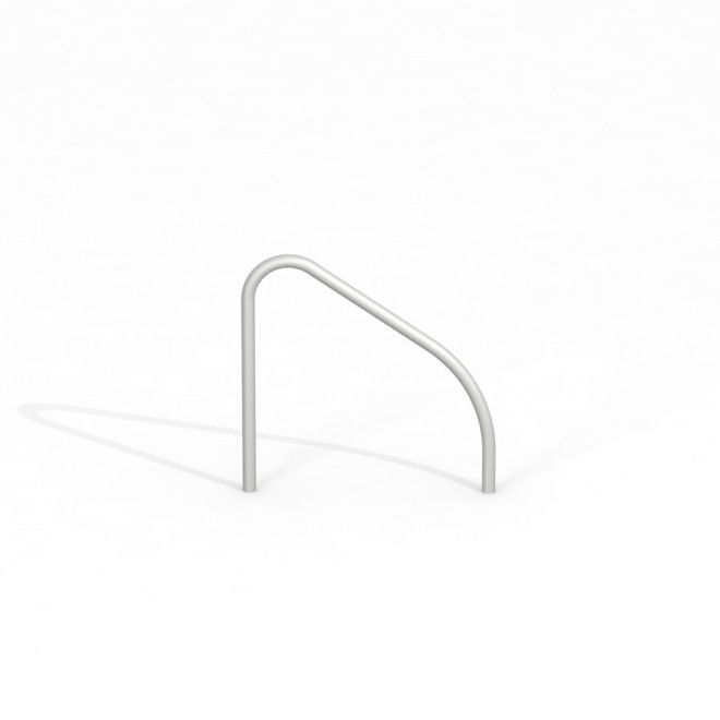 Slanted bicycle stand realizzato in metallo per attrezzature da parco giochi all'aperto
