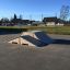 Rampa da skate Combination 16 in uno skatepark all'aperto.