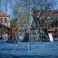 Powerclimber climbing net nel parco giochi per bambini