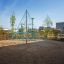 Powerclimber climbing net in un contesto di parco giochi