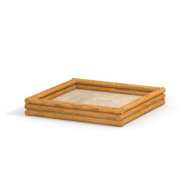 Sandbox in legno per bambini.