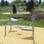 Attrezzatura da parco giochi Rhombus Net in una giornata di sole.