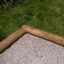 Bordo in legno Palisade Horizontal (running meter) per area giochi o giardino