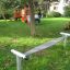 Parco giochi per bambini con attrezzatura per l'equilibrio Surf Board.