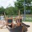 Attrezzatura da parco giochi Small Ship Nature in un'area sabbiosa