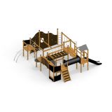 King-Kong Nature II castle with slide