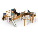 Tritowers Nature castle with slide