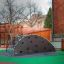 Mini Climber steel structure nel parco giochi con parete da arrampicata e rete