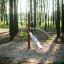 Attrezzatura da parco giochi all'aperto 'Kilimanjaro steel structure' in un ambiente boschivo.