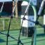 Parco giochi Dolphin steel structure con rete da arrampicata e torri