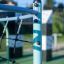 Dolphin steel structure in un contesto di parco giochi.