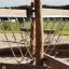 Attrezzatura da parco giochi in legno Kongo con ponti di corda.